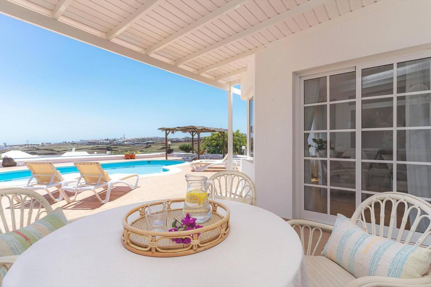 Amazing 3 Bedroom Ocean View With Pool 蒂亚斯 外观 照片